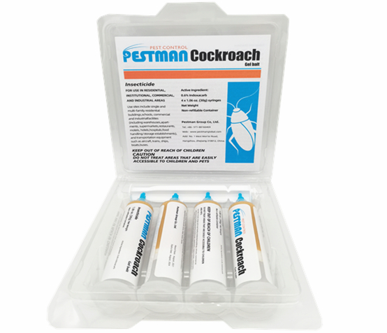 Pestman Cockroach Gel Bait (4 Tubes + 1 Plunger + 4 Tips)