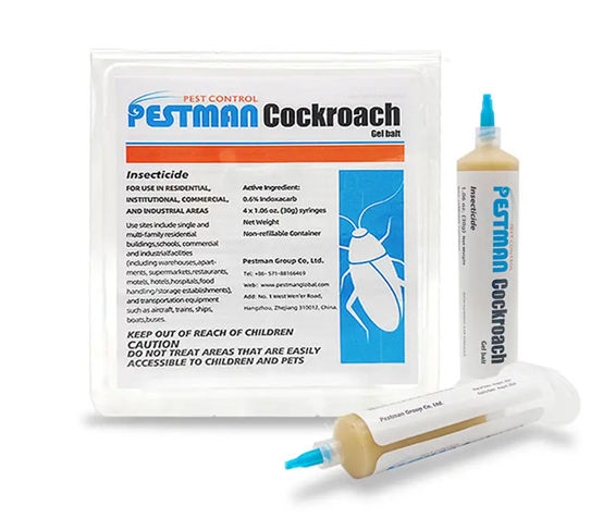 Pestman Cockroach Gel Bait (4 Tubes + 1 Plunger + 4 Tips)