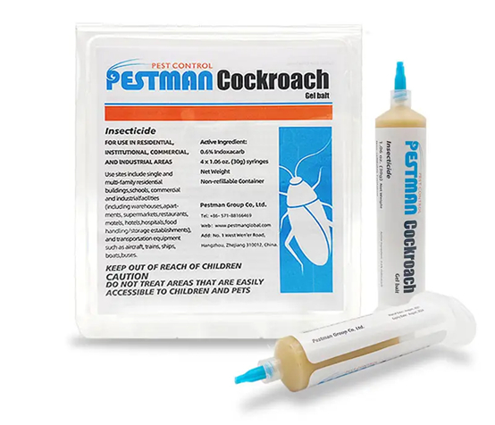 Pestman Cockroach Gel Bait (4 tubes + 1 plungers + 4 tips)