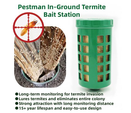 Pestman In-ground Termite Bait Station – Global Delivery to Your Door – Supply for Integrated Termite Management (ITM) programs