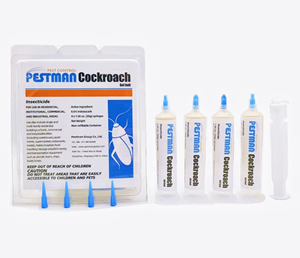 Pestman Cockroach Gel Bait (4 Tubes + 1 Plunger + 4 Tips)