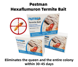 Pestman Hexaflumuron Termite Bait - Global Delivery to Your Door - Supply for Pest Control Companies, Wholesalers, Online Sellers, and Retailers.